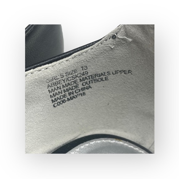 new Mia ☀︎︎ Abbey Vegan Leather Ankle Strap Ballet Flat ☀︎︎ Black + Silver ☀︎ 13 - Picture 13 of 16